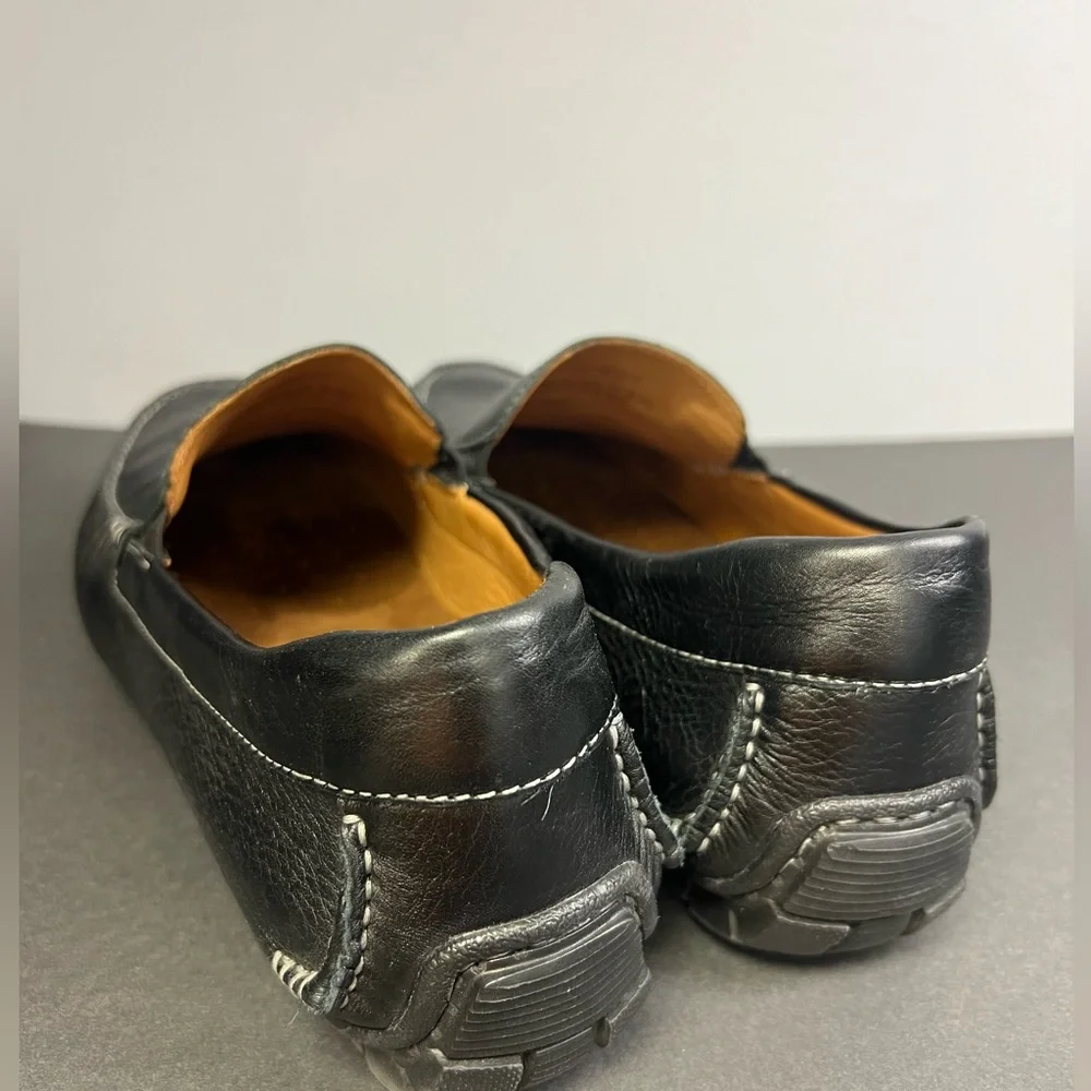 Johnston &‎ Murphy- Sheepskin, Black Slip On- Size: 10-1/2M, Pre-Owned